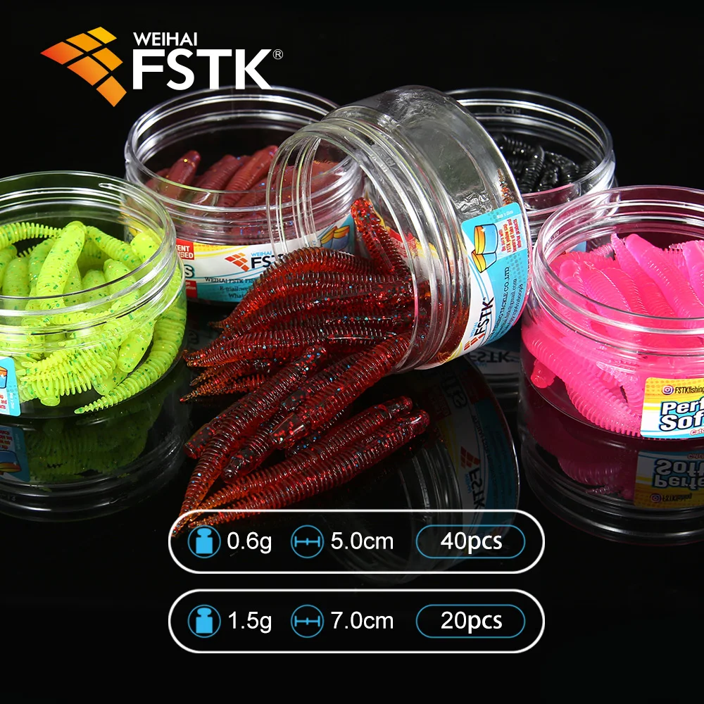 FSTK 잉어 낚시 배스 루어 싱킹 워블러, 소프트 실리콘 인공 플라스틱 미끼, 잉어 낚시 미끼, 0.6g, 1.5g, 5cm, 7cm