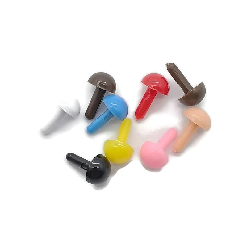 플라스틱 공예 인형 눈 동물 눈 아미구루미 인형 크로셰 인형 장난감, DIY 액세서리, 로트당 100 개, 1.8mm, 2/2mm, 3/3mm, 5mm, 4mm, 5mm, 6mm