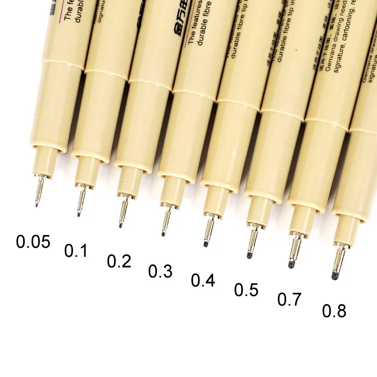 피그먼트 라이너, 피그마 미크론 잉크 마커펜, 0.05, 0.1, 0.2, 0.3, 0.4, 0.5, 0.7 개의 다른 팁, 검정색, 파인라이너 스케치 펜, 0.8 개 title=피그먼트 라이너, 피그마 미크론 잉크 마커펜, 0.05, 0.1, 0.2, 0.3, 0.4, 0.5, 0.7 개의 다른 팁, 검정색, 파인라이너 스케치 펜, 0.8 개 