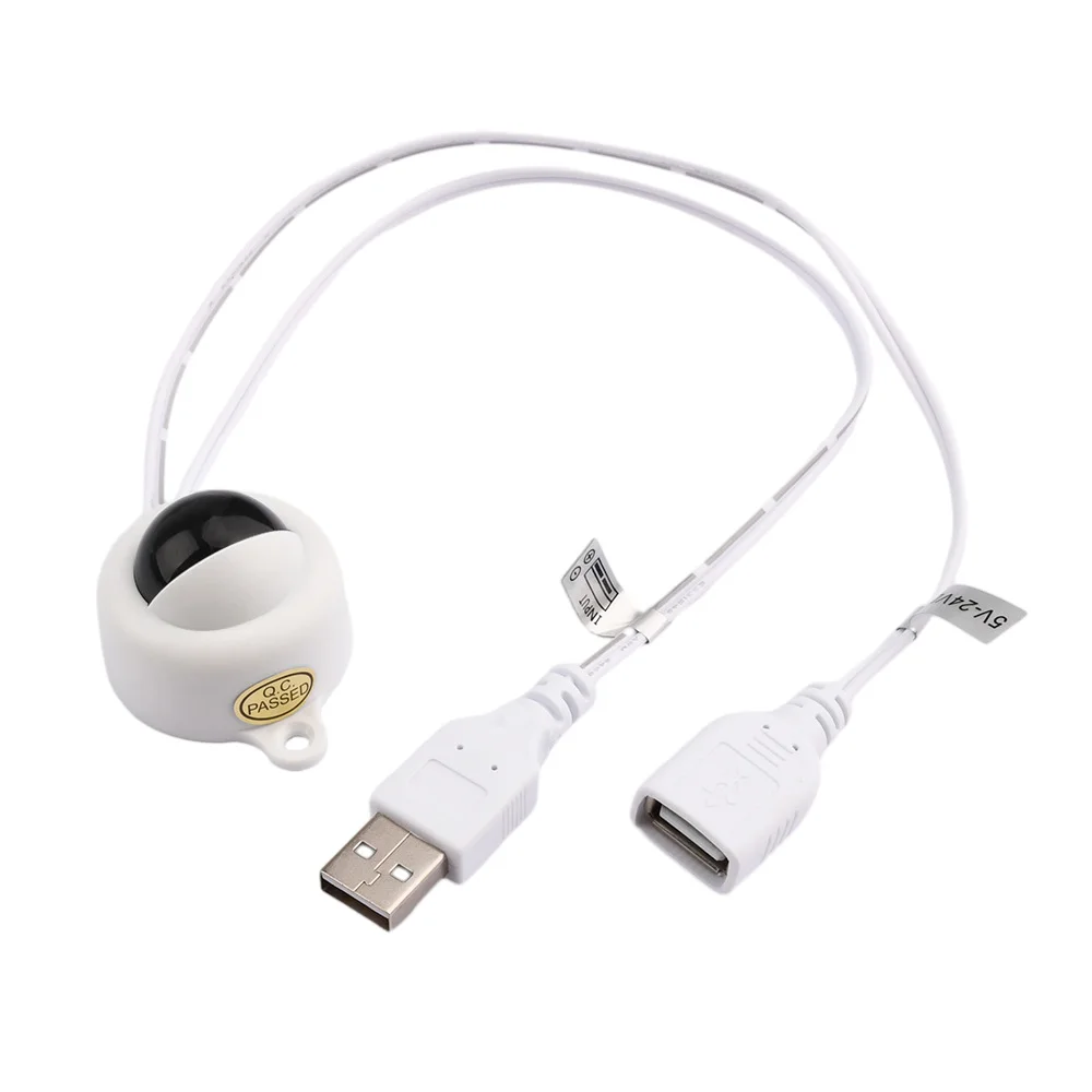 USB 바디 적외선 PIR 모션 센서 스위치, 인체 모션 센서 감지기, LED 조명용 DC 스위치