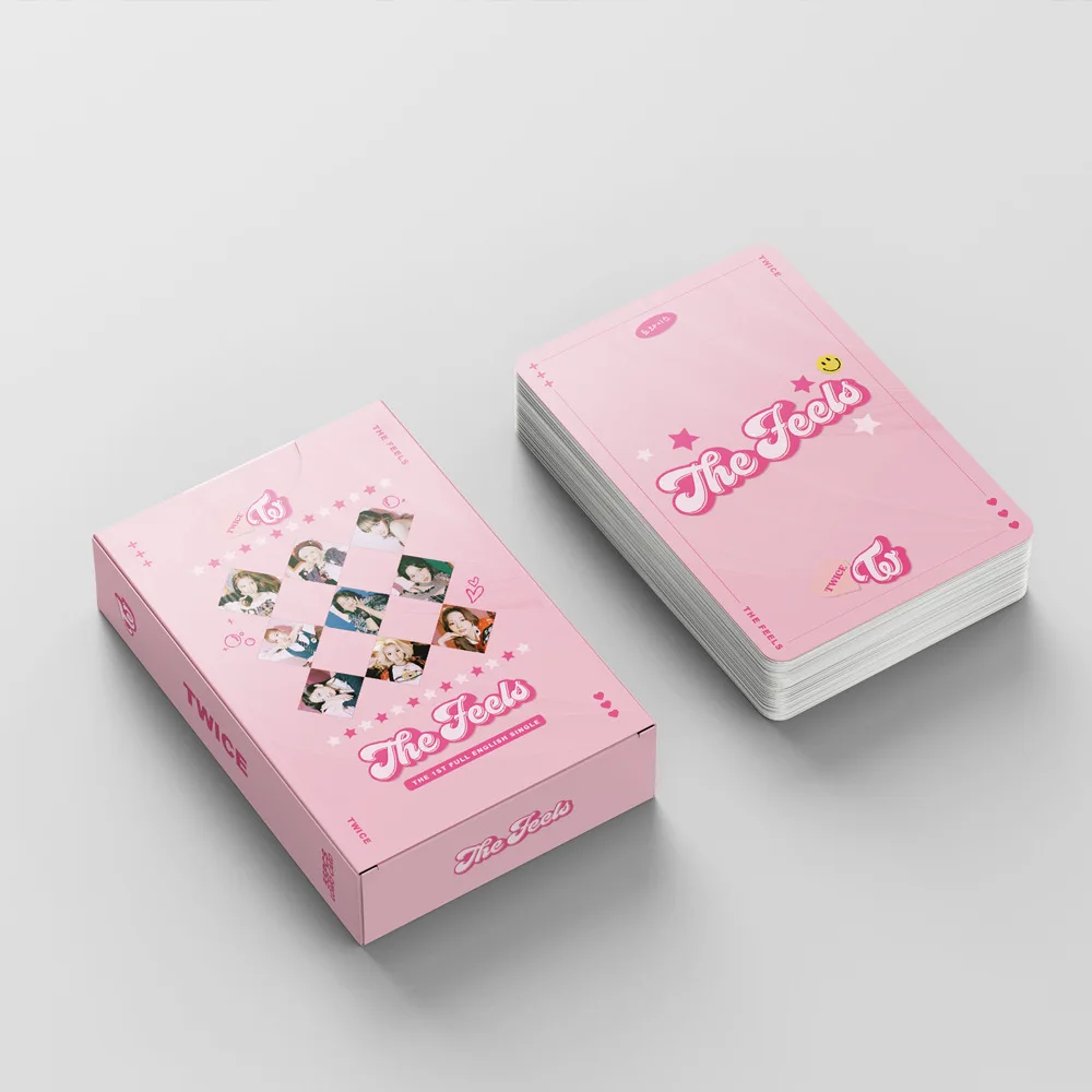 KPOP TWICE 포토 카드, 고품질 포토 로모 카드, 팬 선물, 새로운 앨범, 55 개 세트