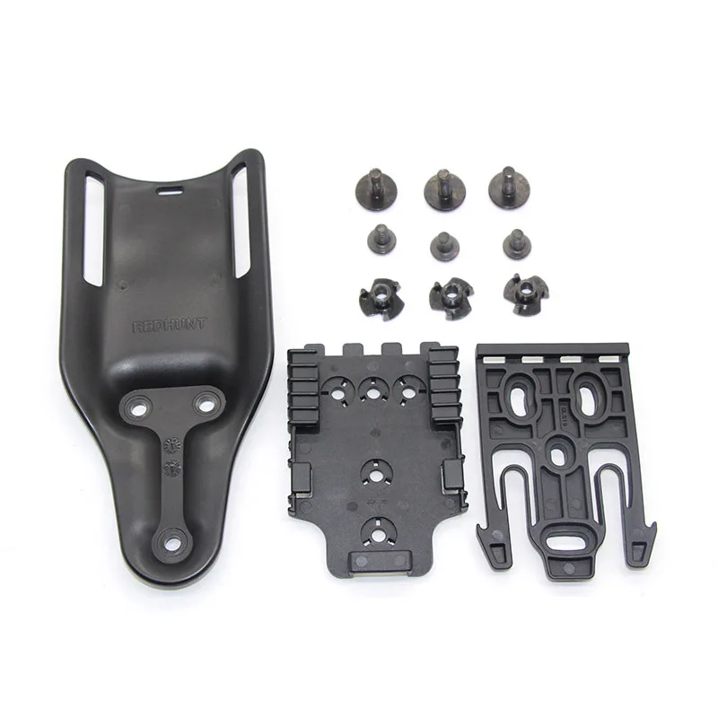 전술 드롭 레그 밴드 스트랩 건 홀스터 어댑터, 글록 17 M9 P226 퀵 잠금 시스템 키트, QLS 22 19 권총 벨트 플랫폼