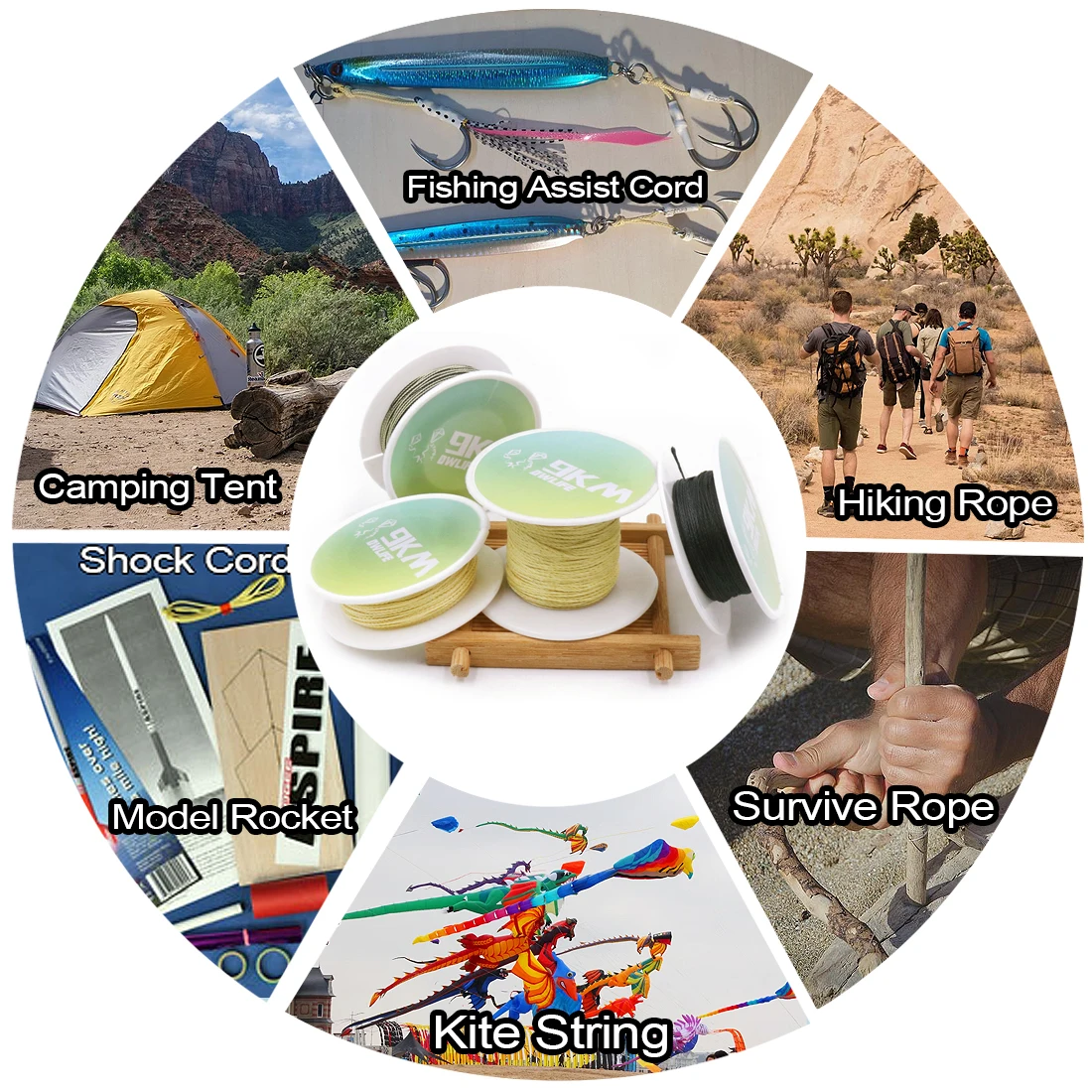 케블라 낚싯줄 30m 40 파운드 ~ 200 파운드, 고강도 내마모성 낚시 보조 코드 스레드 롤