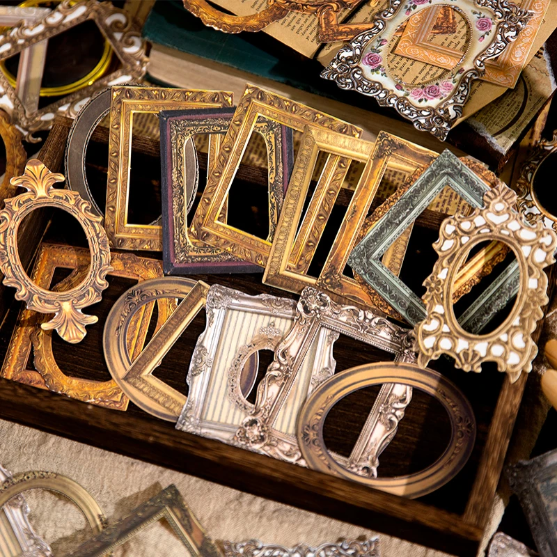 Journamm 빈티지 컷 아웃 프레임 장식 종이 정크 저널, DIY 스크랩북 콜라주 재료 플래너, 창의적인 문구, 팩당 30 개 title=Journamm 빈티지 컷 아웃 프레임 장식 종이 정크 저널, DIY 스크랩북 콜라주 재료 플래너, 창의적인 문구, 팩당 30 개 