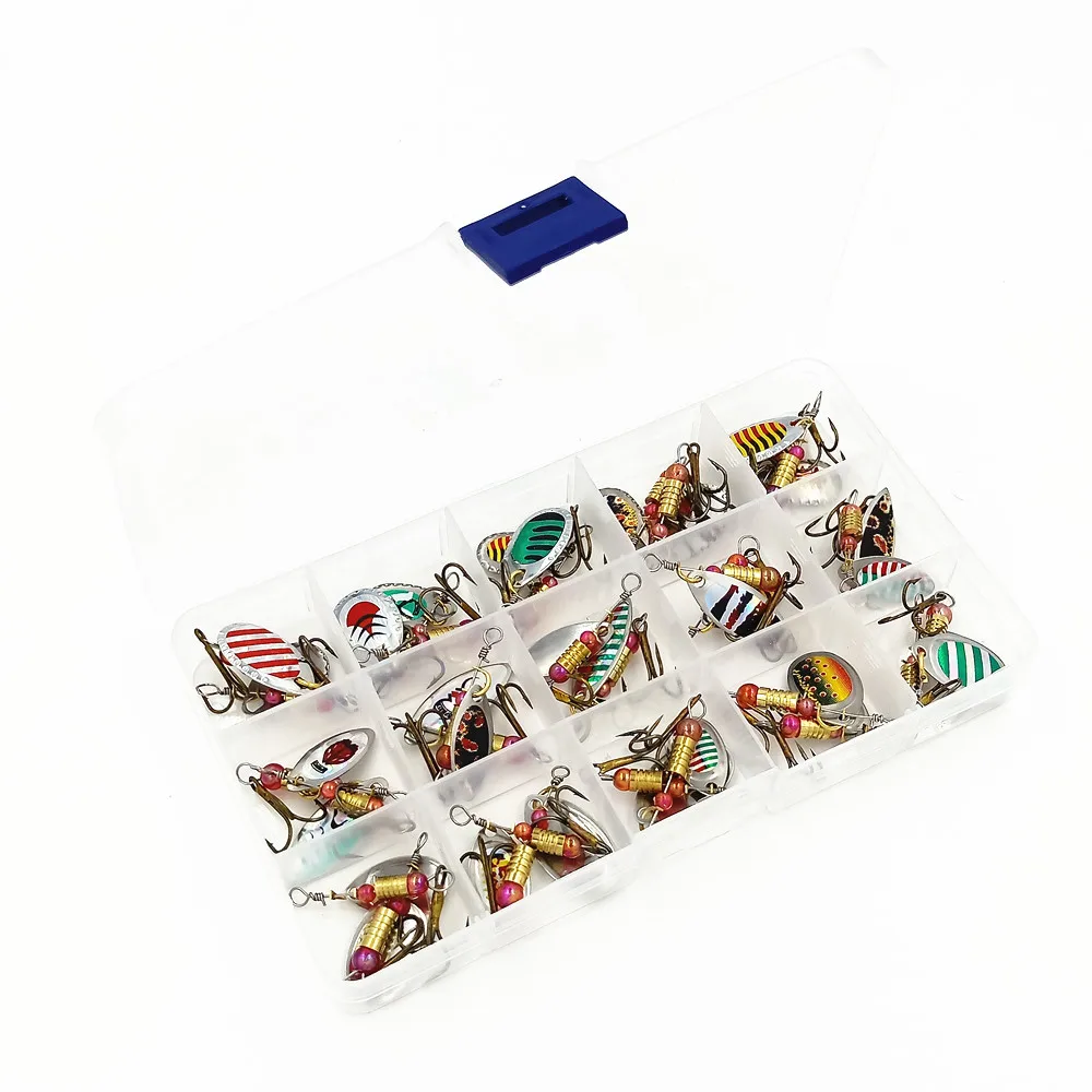 ZWICKE 스피너 낚시 루어 키트, 금속 스팽글 스푼, 하드 미끼, 낚시 워블러 세트, 낚시 태클, Isca 인공 루어 페스카, 30 개