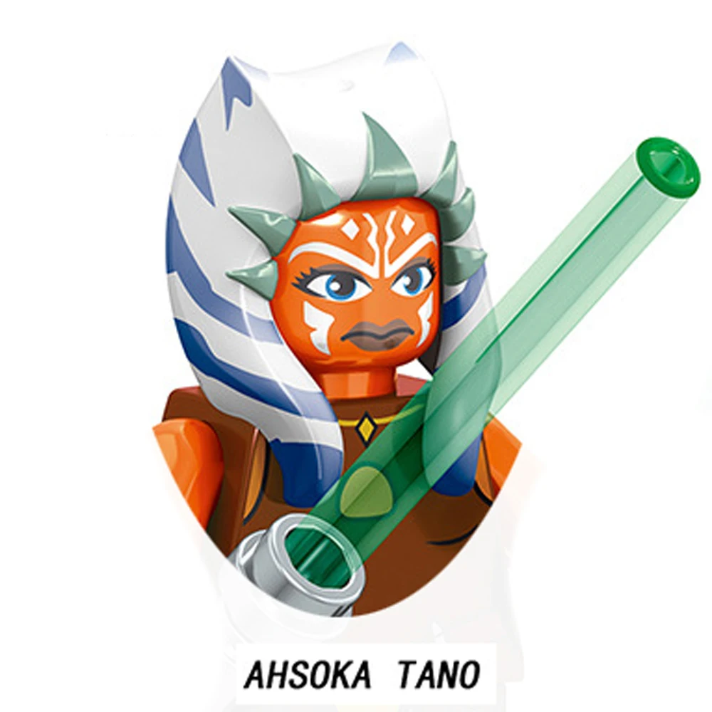 보바 펫 빌딩 블록 액션 피규어 장난감, Oola Ahsoka Tano Yoda 오비완 케노비 카일로 렌 카운트 두쿠 만달로리아네스 Shaak Ti