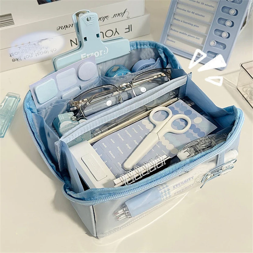 대용량 펜슬 케이스, Escolares Kalemlik Astuccio, Kawaii 제품, 일본 문구 트라우스, 귀여운 가방