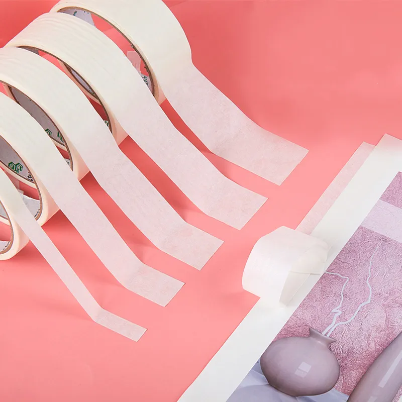 자동차 손으로 쓰는 벽 그림 보호 흰 종이 접착 테이프, 흔적 없는 마스킹 테이프, 20 계량기 길이 title=자동차 손으로 쓰는 벽 그림 보호 흰 종이 접착 테이프, 흔적 없는 마스킹 테이프, 20 계량기 길이