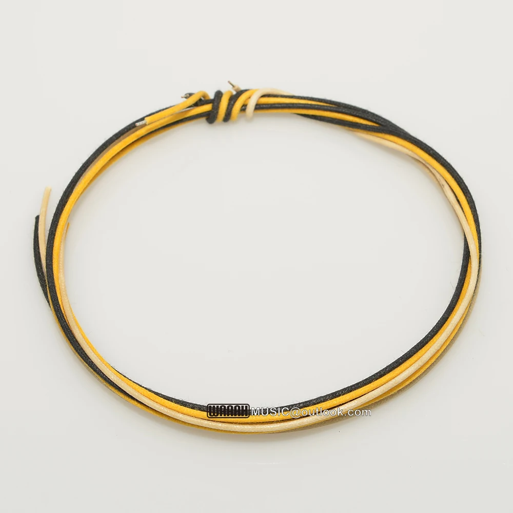 기타 픽업용 레트로 스타일 기타 코드, Gavitt 패브릭, 사전 염색 7 가닥 푸시 백, 22 와트, 1 m