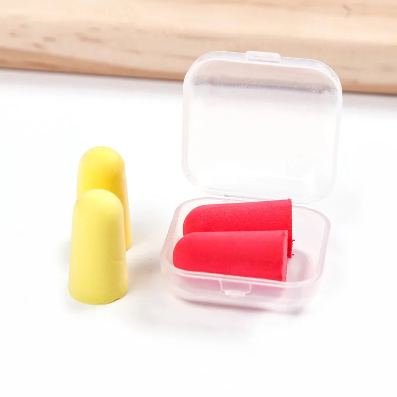 소음 감소 수면 방지 음악 방음 귀마개 보호 폼, 재사용 가능한 수면 귀마개, 1 개