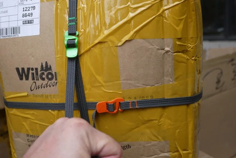 EDC 캠핑 야외 여행 장비, 내구성 퀵 릴리스 수하물 스트랩, 스테인레스 스틸 버클 후크 릴리스 타입 기어