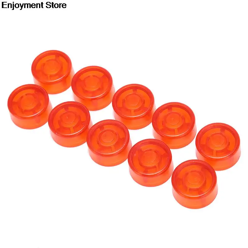 일렉트릭 기타 이펙트 페달 풋 네일 캡 앰프, 캔디 컬러 풋 스위치 토퍼, 손잡이 액세서리, 2.5cm, 팩당 10 개