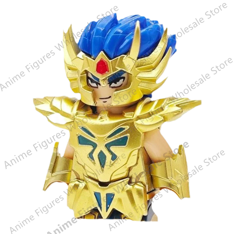 골드 세인트 시류 세이야 효가 이키 샤카 도코 뮤 피규어, 미니 피규어, 어린이 장난감, 빌딩 블록 선물, 신제품