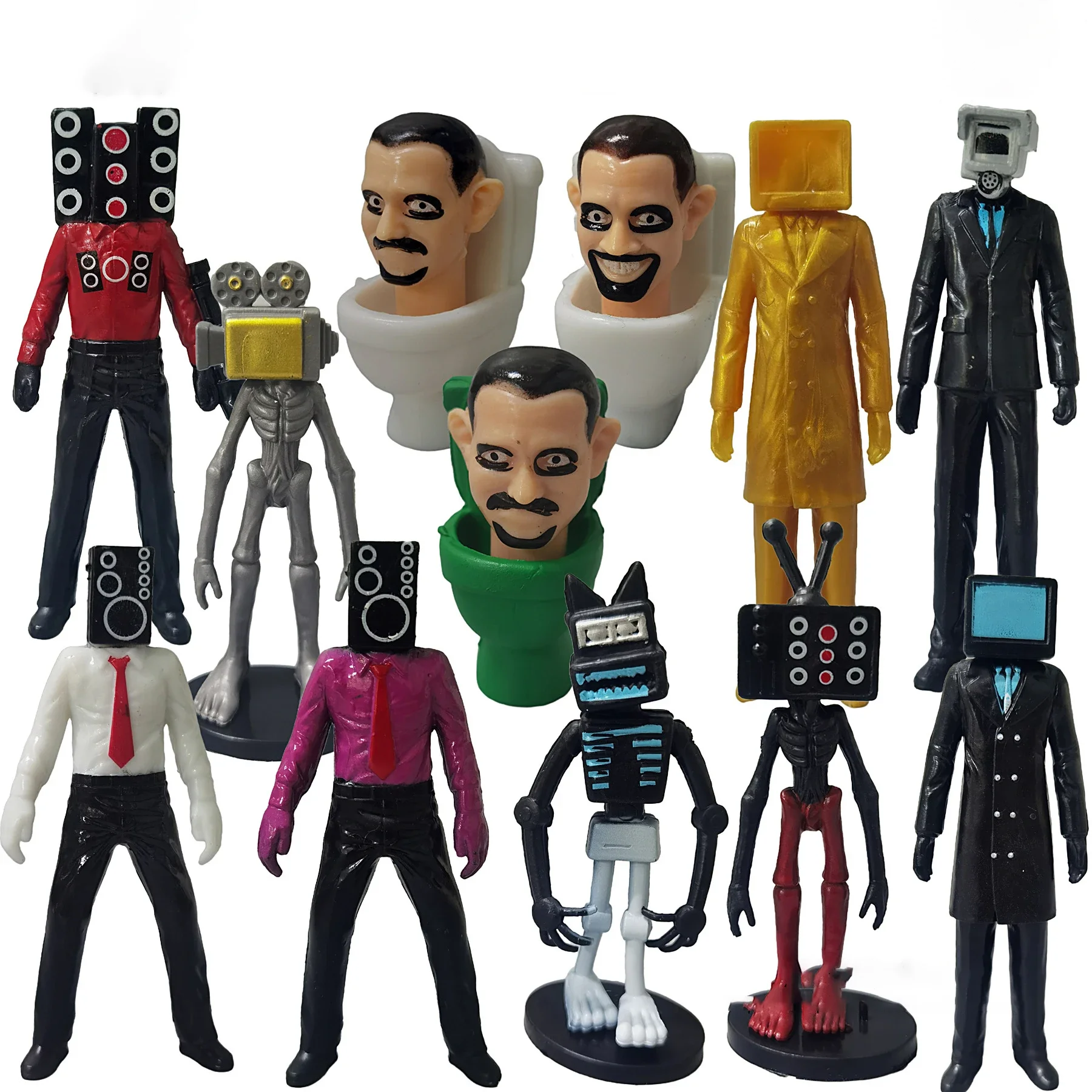 Skibidi 화장실 액션 피규어 세트, 게임 인형 피규어 장난감 모니터, 남자 케이크 장식, 어린이 생일 선물, 크리스마스, 6 개, 8 개, 9 개 title=Skibidi 화장실 액션 피규어 세트, 게임 인형 피규어 장난감 모니터, 남자 케이크 장식, 어린이 생일 선물, 크리스마스, 6 개, 8 개, 9 개 