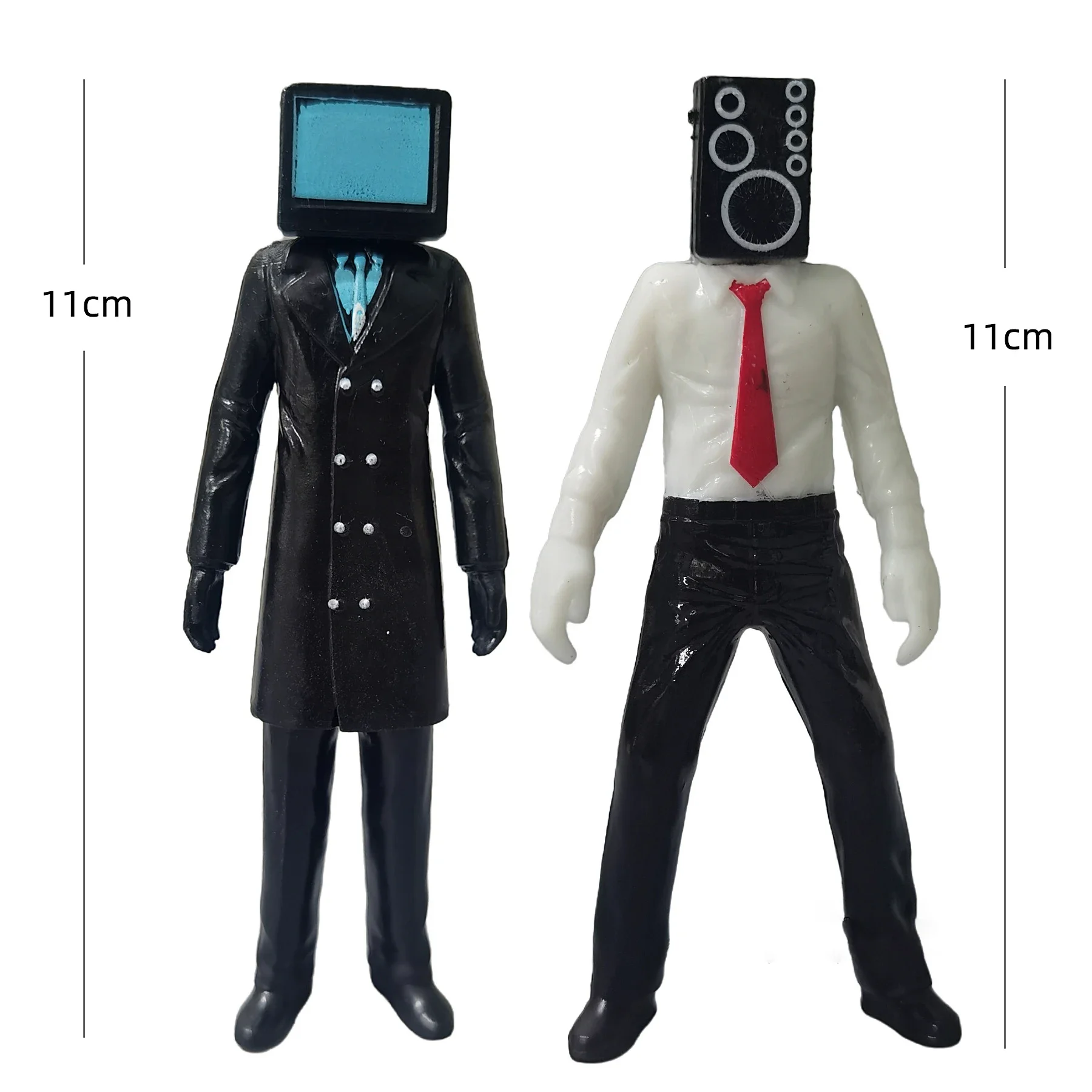 Skibidi 화장실 액션 피규어 세트, 게임 인형 피규어 장난감 모니터, 남자 케이크 장식, 어린이 생일 선물, 크리스마스, 6 개, 8 개, 9 개