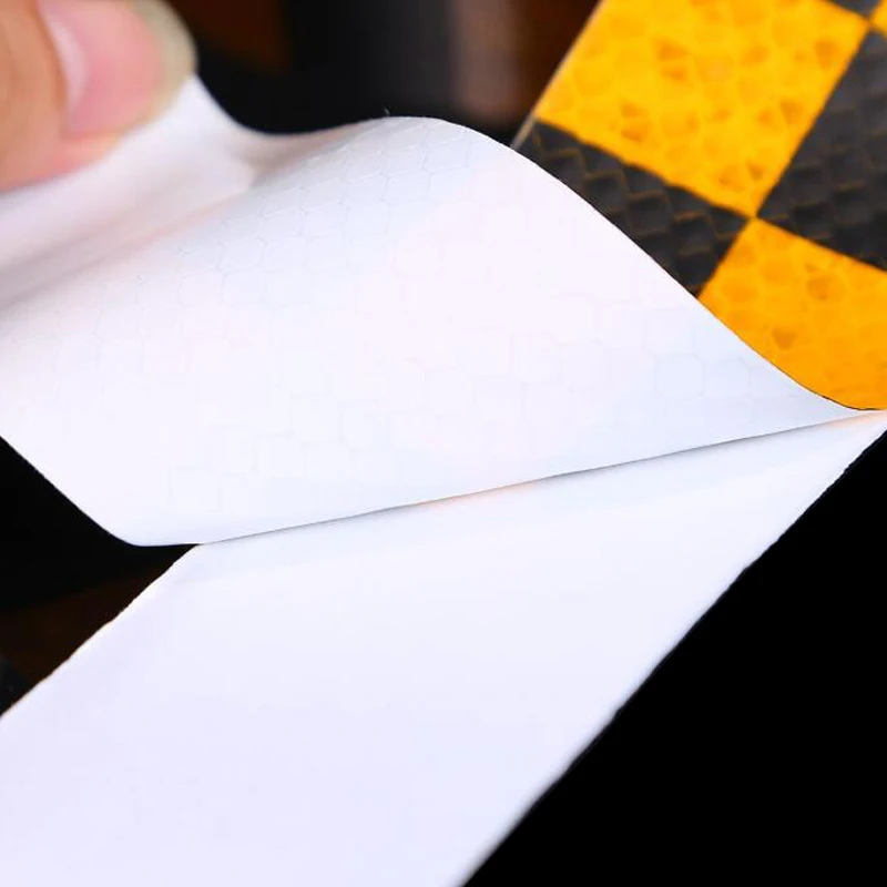 자동차 스타일링용 반사 스티커, 5cm x 3m, 안전 경고, 눈에 잘 보이는 반사 테이프