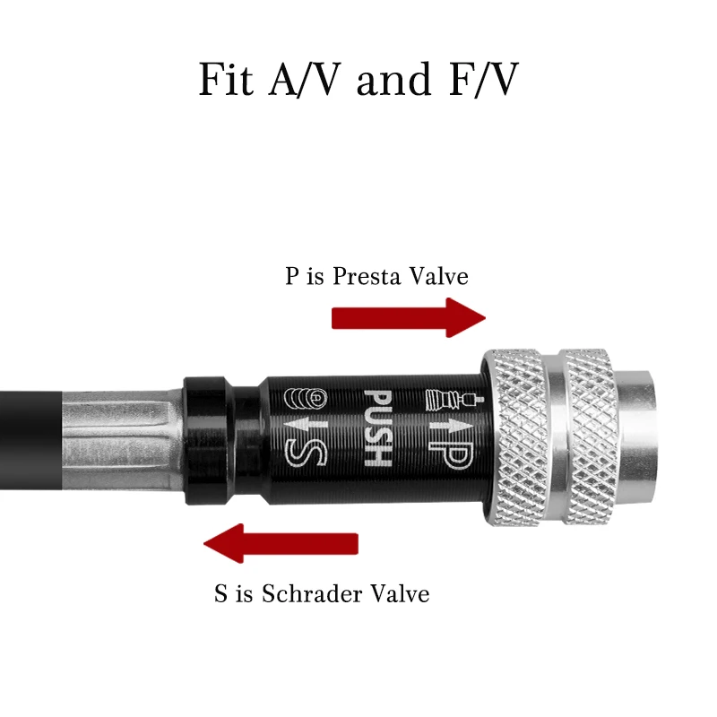 ROCKBROS 자전거 펌프 자전거 미니 150 PSI 알루미늄 합금 휴대용 압력 게이지 팽창기 사이클링 타이어 펌프 Presta 밸브 MTB