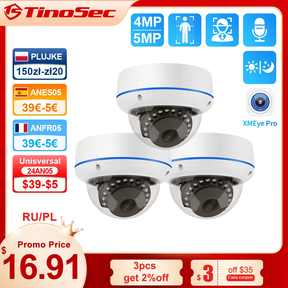 TinoSec 보안 감시 시스템 POE 카메라, 파손 방지 오디오 레코드, 얼굴 감지, 실내 돔 IP 카메라, 4MP, 5MP, 2.8mm, 3.6mm title=TinoSec 보안 감시 시스템 POE 카메라, 파손 방지 오디오 레코드, 얼굴 감지, 실내 돔 IP 카메라, 4MP, 5MP, 2.8mm, 3.6mm
