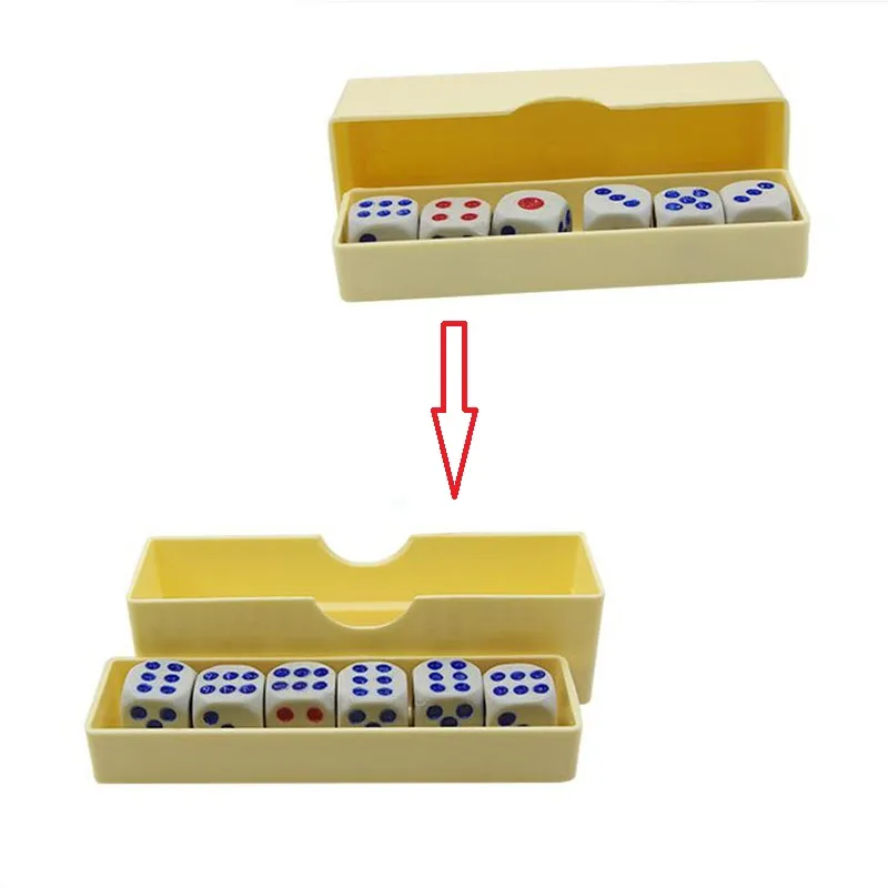 어린이용 예측용 주사위, 일반 주사위, 마술 트릭 클로즈업, 6 다이 플래시 체인지, 멘탈리즘 환상, 기믹 소품 장난감 title=어린이용 예측용 주사위, 일반 주사위, 마술 트릭 클로즈업, 6 다이 플래시 체인지, 멘탈리즘 환상, 기믹 소품 장난감 