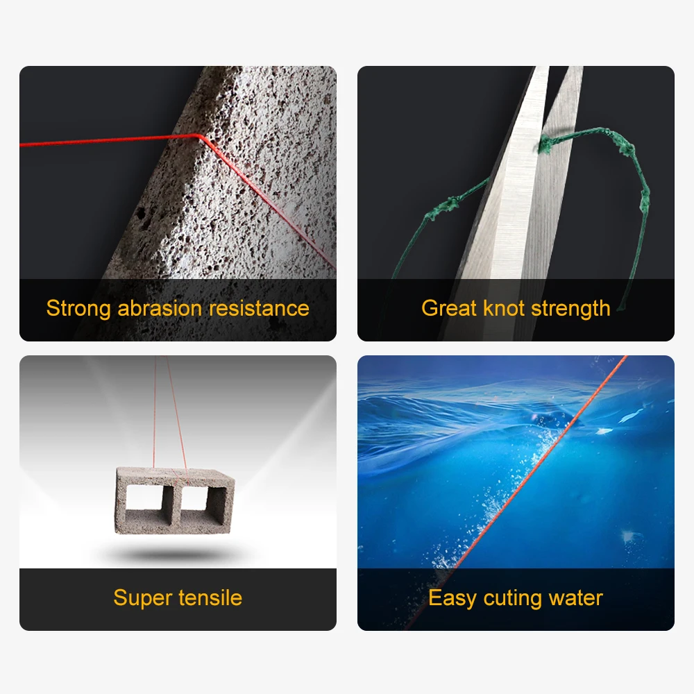 JOF-4 가닥 멀티 필라멘트 꼰 낚싯줄 300M 500M 1000M, 잉어 낚시 일본산 꼰 와이어 낚시 액세서리 Pe 라인