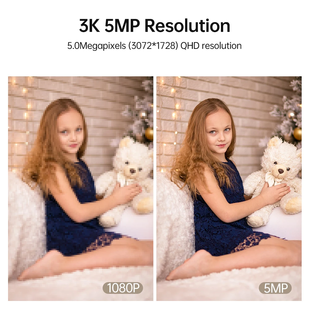 Foscam 듀얼 밴드 와이파이 IP 카메라 베이비 모니터, 모션 감지, 스마트 홈 24/7, 비디오 녹화 감시, 3K CCTV 캠, 5MP