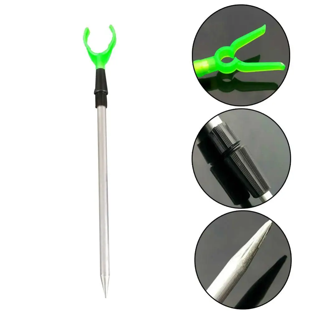 조정 가능한 확장 낚싯대 받침대, 텔레스코픽 낚시 스탠드 홀더, 낚싯대 브래킷, 낚시 액세서리, 50 cm, 80cm