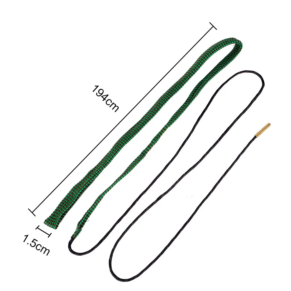 총 청소 키트 도구 소총 배럴 구경 로프 22 Cal.223 Cal.38 Cal 및 5.56mm,7.62mm,12GA, 에어소프트 사냥 총 배럴 클리너