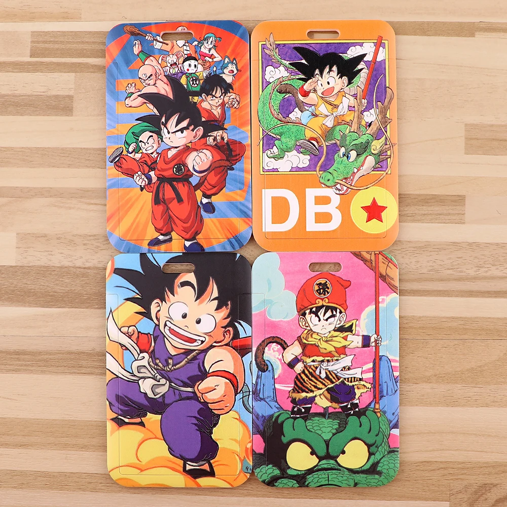 멋진 크리덴셜 거치대 키 체인, 패스 카드, 코스프레 애니메이션, 오공 신용카드 홀더, 거치대 키 체인 액세서리, 넥 랜야드