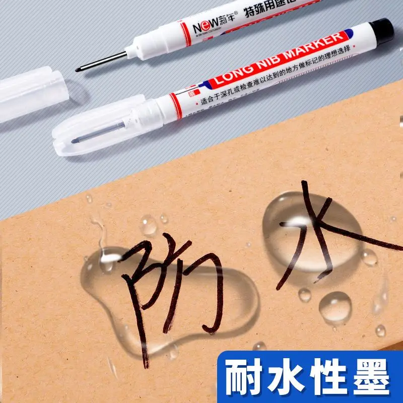 8/5pcs 30/20mm 헤드 팁 영구 마커 나무 Brushwork 깊은 입 세라믹 타일 마커 펜 연장 펀칭