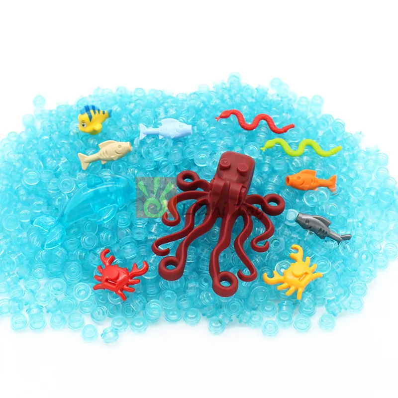 MOC 도시 동물 벽돌 빌딩 블록 크리 에이 티브 애완 동물 동물원 개 펭귄 고양이 물고기 조류 곰 다람쥐 올빼미 DIY 모델 완구 어린이를위한