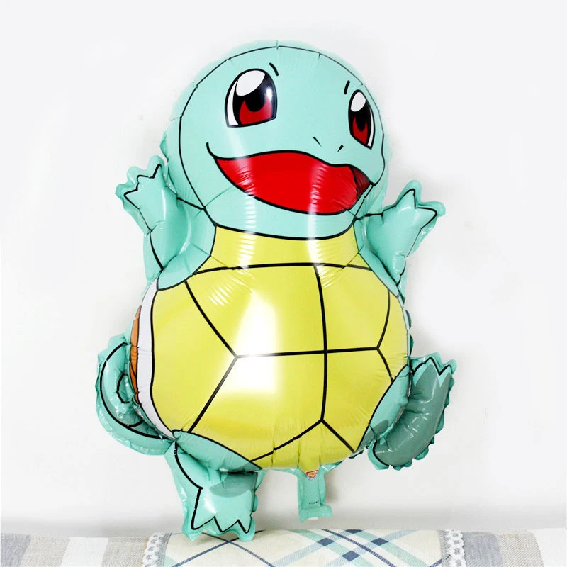 포켓몬 헬륨 풍선 만화 베이비 샤워 용품, 피카츄 생일 장식, 숫자 호일 풍선, 파티 용품, 소년 선물