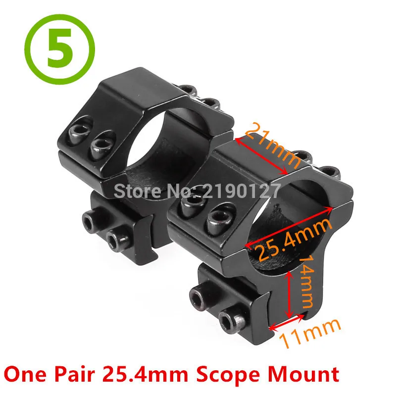 파이어 울프 라이플 스코프 마운트 링, 하이 프로파일 로우 프로파일, 라이플 스코프 사냥 마운트, 11mm, 20mm, 30mm, 25.4mm