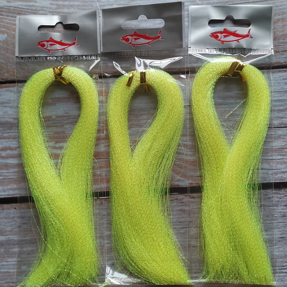 3 또는 10 번들/로트 300 가닥 플라이 낚시 루어 반짝이 트위스트 스트랜드 스트링 라인 묶는 플래시 크리스탈 빛나는 diy 재료