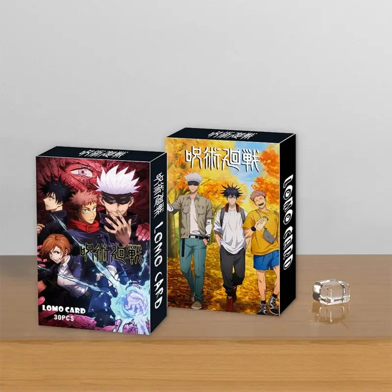 애니메이션 주술회전 미니 엽서 만화 고쥬 사토루 이타도리 유지 로모 카드, 팬 선물 컬렉션, 세련된 로모 카드, 30 개/세트