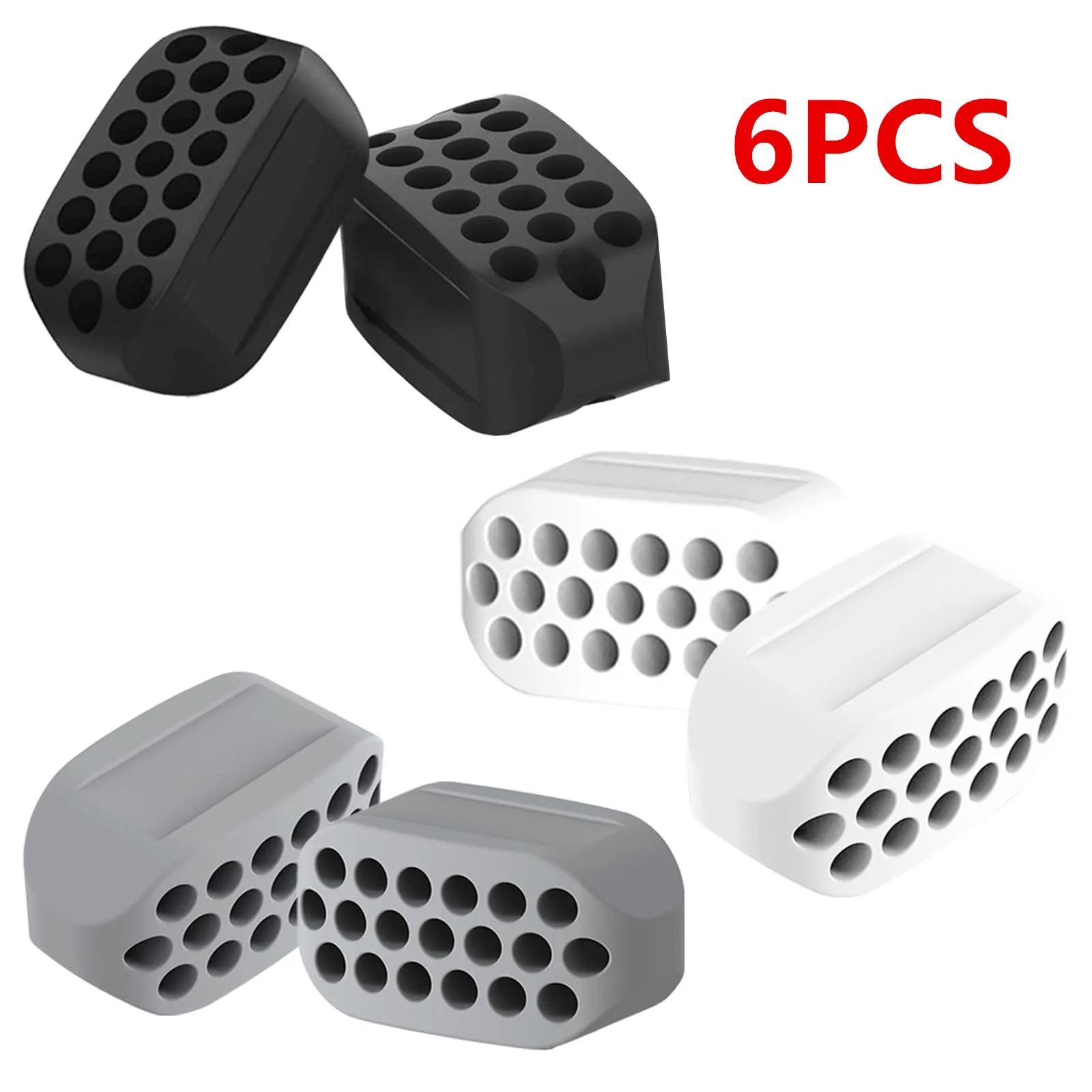 남녀공용 실리콘 정제 턱 운동기, BPA 프리, 턱 트레이너, 턱 셰이퍼, 껌 6 개 title=남녀공용 실리콘 정제 턱 운동기, BPA 프리, 턱 트레이너, 턱 셰이퍼, 껌 6 개 