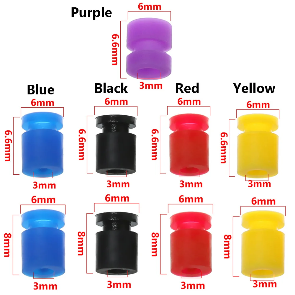 부드러운 마운트 충격 흡수 볼, F4 F7 비행 컨트롤러 FPV 쿼드콥터 방진 고무 댐퍼 볼, M2/M3, 10 개