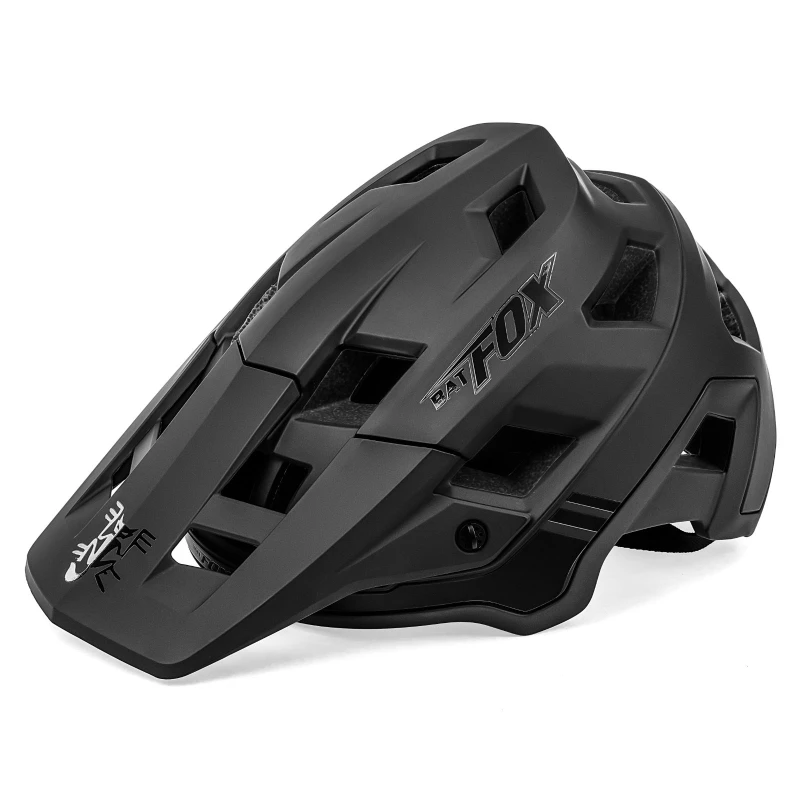 BATFOX-사이클링 헬멧, 남성용 자전거 헬멧, MTB, casco bicicleta, 산악 자전거, ciclismo, hombre, 매트 블랙