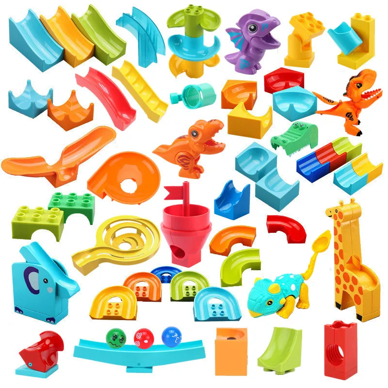 대리석 레이스 런 대형 빌딩 블록, 크레이지 롤링 볼 호환 슬라이드 공룡 터널, 동물 벽돌 부품 액세서리, 어린이 장난감 title=대리석 레이스 런 대형 빌딩 블록, 크레이지 롤링 볼 호환 슬라이드 공룡 터널, 동물 벽돌 부품 액세서리, 어린이 장난감