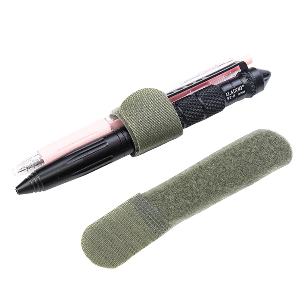 전술 Molle 나일론 스트랩, 재사용 가능한 케이블 타이, 후크 및 루프 패스너 버클, 배낭, 전선, 케이블 정리에 사용, 5 개