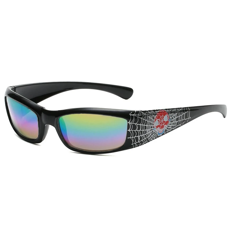 스파이더 맨 선글라스 플라스틱 장난감 어린이 마블 어벤져스 피규어, 스파이더맨 만화 패션 선글라스, 어린이 귀여운 고글 선물