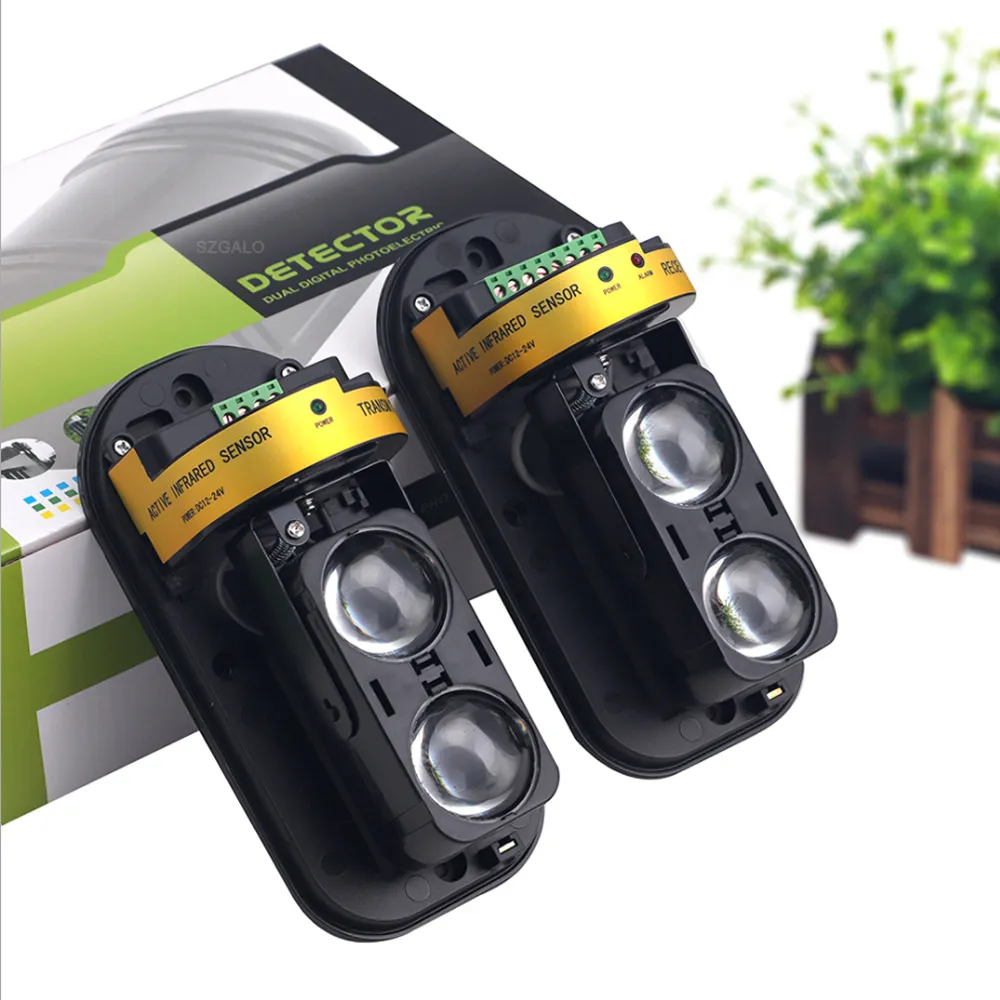 야외 액티브 적외선 도난 경보 듀얼 빔 센서, 방수 광전지, 4 주파수 조정 DC12-24V, ABT 더블 빔 title=야외 액티브 적외선 도난 경보 듀얼 빔 센서, 방수 광전지, 4 주파수 조정 DC12-24V, ABT 더블 빔