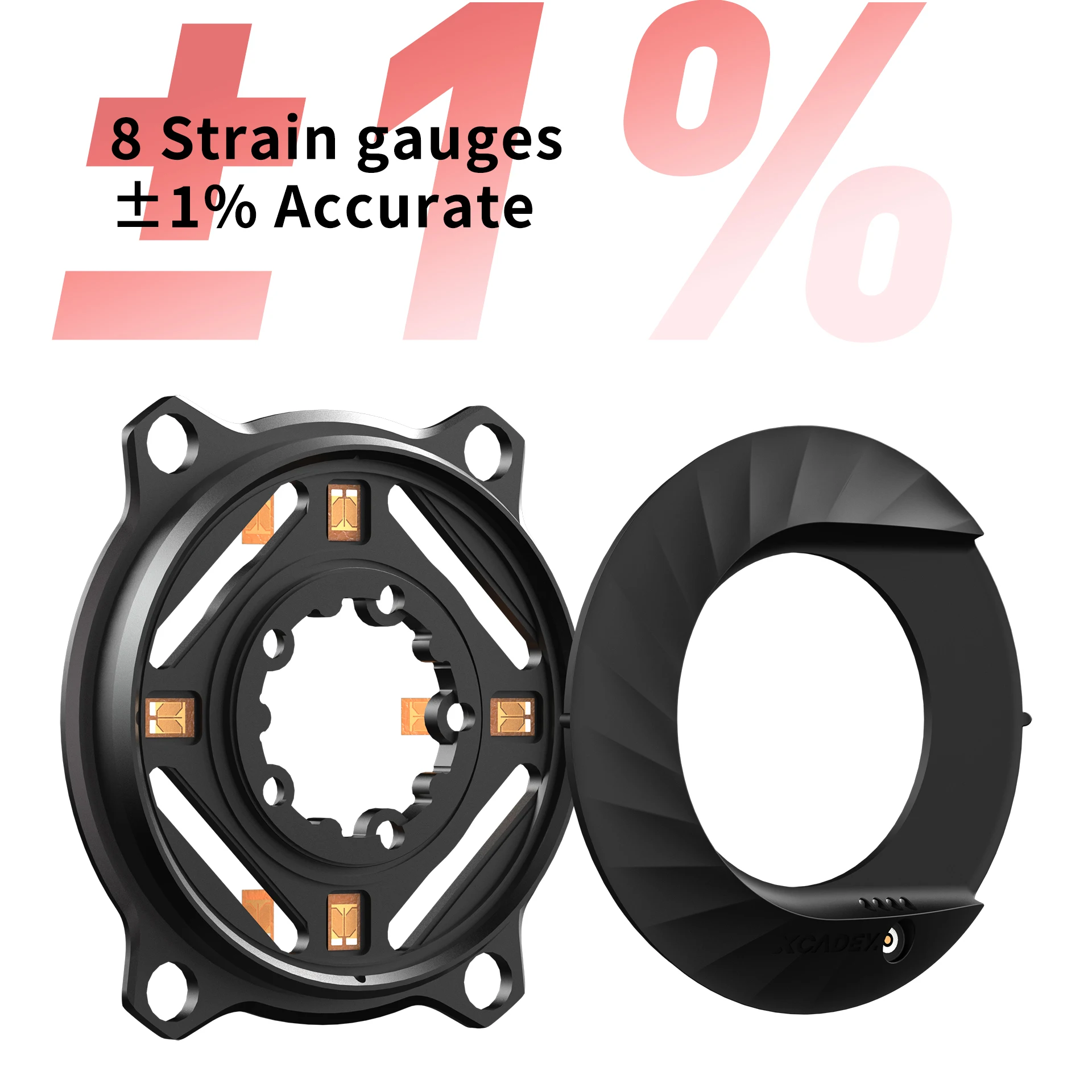 XCADEY XPOWER-S 로드 자전거 MTB 스파이더 파워미터, SRAM 로터 RaceFce 크랭크 체인 링, 104BCD 110BCD