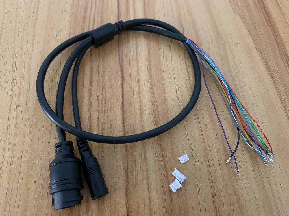 CCTV IP 카메라 보드 모듈 용 LAN 케이블 POE Mid-Span type 4/5(+) 7/8(-) 전원 공급 장치 용 추가 전선
