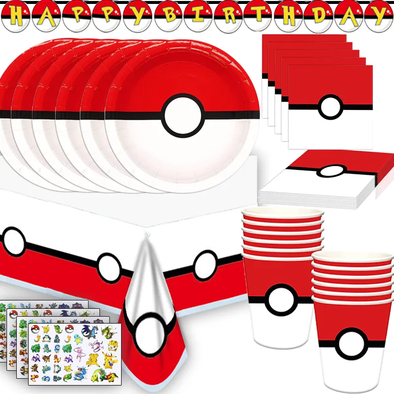 포켓볼 파티 용품, 포켓몬 피카추, 생일 장식 장난감, 비디오 게임, 귀여운 침대 옆, 어린이용 생일 베이비 샤워 용품 title=포켓볼 파티 용품, 포켓몬 피카추, 생일 장식 장난감, 비디오 게임, 귀여운 침대 옆, 어린이용 생일 베이비 샤워 용품 