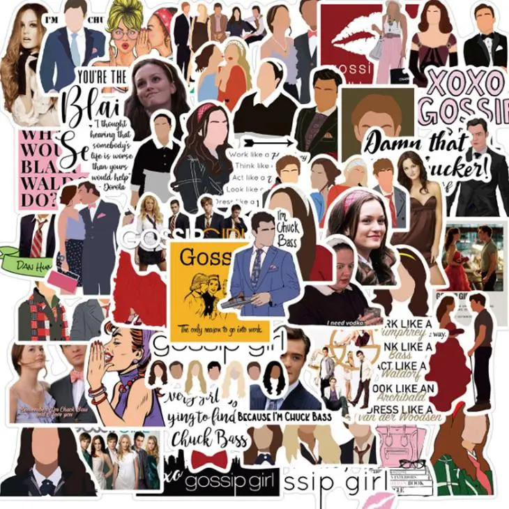 뷰티 드라마 가십 걸 그래피티 방수 스케이트보드 여행 가방, 전화 노트북 수하물 스티커, DIY 어린이, 10 개, 30 개, 50 개 title=뷰티 드라마 가십 걸 그래피티 방수 스케이트보드 여행 가방, 전화 노트북 수하물 스티커, DIY 어린이, 10 개, 30 개, 50 개