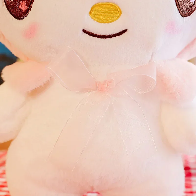 산리오 만화 쿠로미 멜로디 봉제 장난감, 보라색 물건, 스탠딩 인형, 소녀 생일 선물, 애니메이션 봉제, 산리오 머치, 카와이 봉제 장난감, 25cm