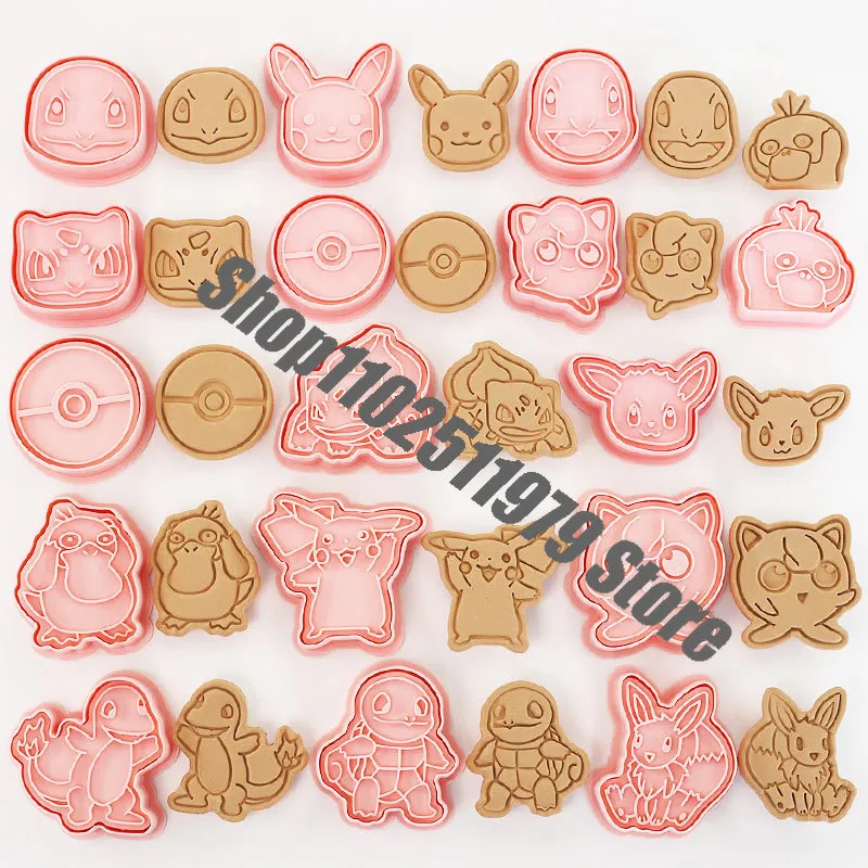 크리스마스 포켓몬 만화 피카츄 쿠키 세트, 포켓몬 피카츄 액션 피규어, DIY 케이크 인쇄 스텐실, 생일 선물, 8 피스 title=크리스마스 포켓몬 만화 피카츄 쿠키 세트, 포켓몬 피카츄 액션 피규어, DIY 케이크 인쇄 스텐실, 생일 선물, 8 피스 