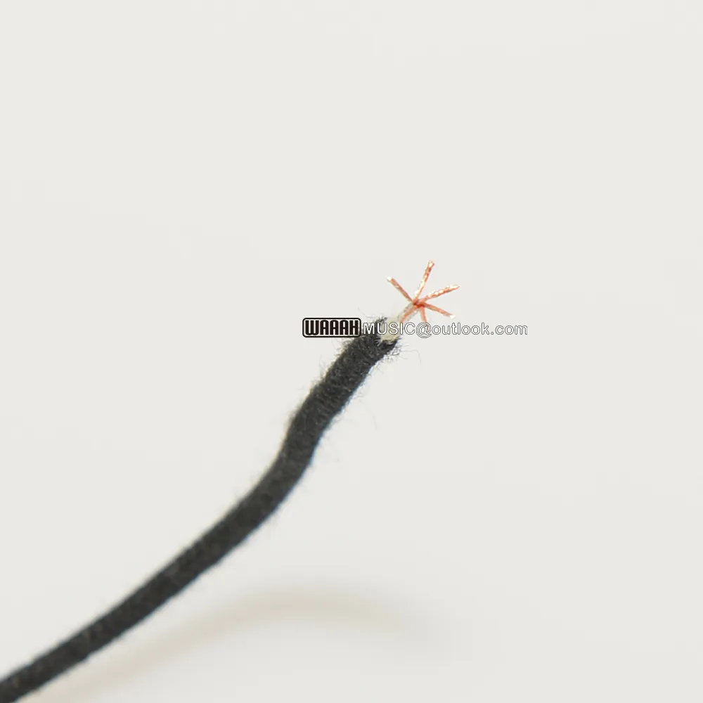 기타 픽업용 레트로 스타일 기타 코드, Gavitt 패브릭, 사전 염색 7 가닥 푸시 백, 22 와트, 1 m