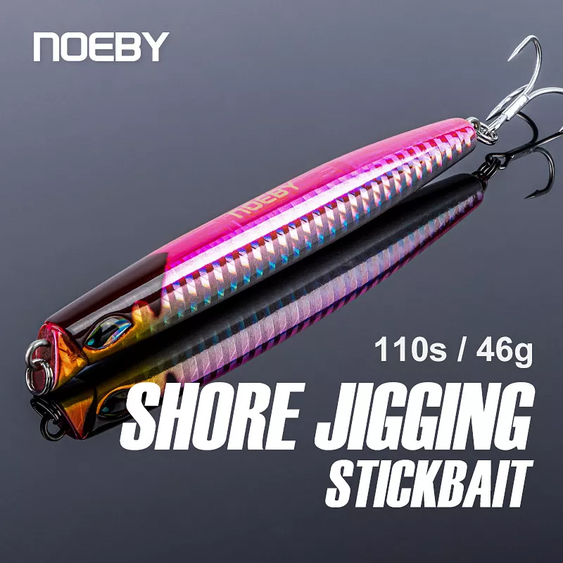 NOEBY 싱킹 펜슬 쇼어 지깅 낚시 루어, 인공 하드 베이트, 스틱베이트 지그, 바다 슬로우 지깅, 110mm 46g title=NOEBY 싱킹 펜슬 쇼어 지깅 낚시 루어, 인공 하드 베이트, 스틱베이트 지그, 바다 슬로우 지깅, 110mm 46g 