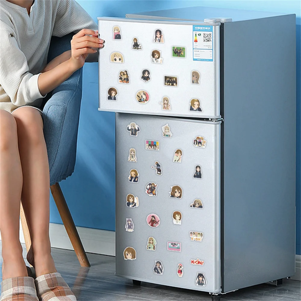 10/30/50PCS 애니메이션 라이트 톤 소녀 만화 낙서 스티커 수하물 노트북 기타 자전거 스케이트 보드 선물 장난감 스티커 도매